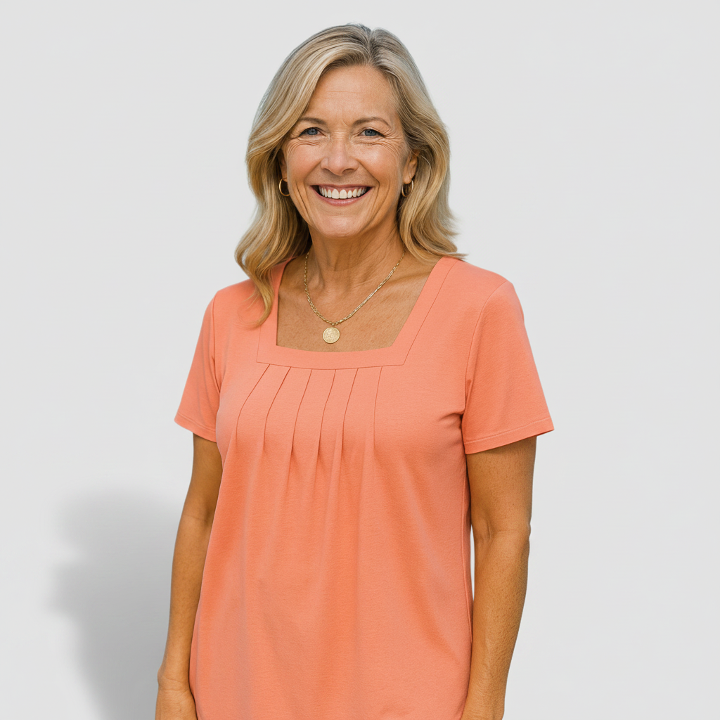 Émilie - Pleated Comfort Top