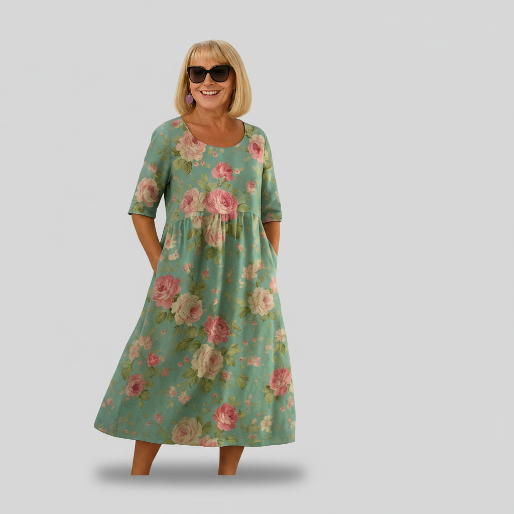Isabelle - Relaxed Midi Dress