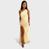 Ella - Long Satin Dress