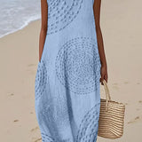Sienna - Textured Sleeveless Maxi Dress
