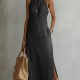 Nicole - Retro Lace Denim Dress
