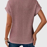 Anabelle - Elegant Blouse with Crew Neck