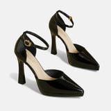 Amy Leather Heels