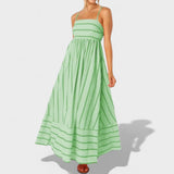 Dahlia - Long Striped Dress