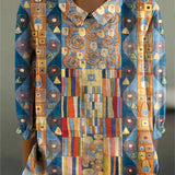 Dahlia - Artistic Mosaic Blouse