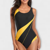 Jocelyn - Sporty One-Piece Swimsuit with Back Cut-Out