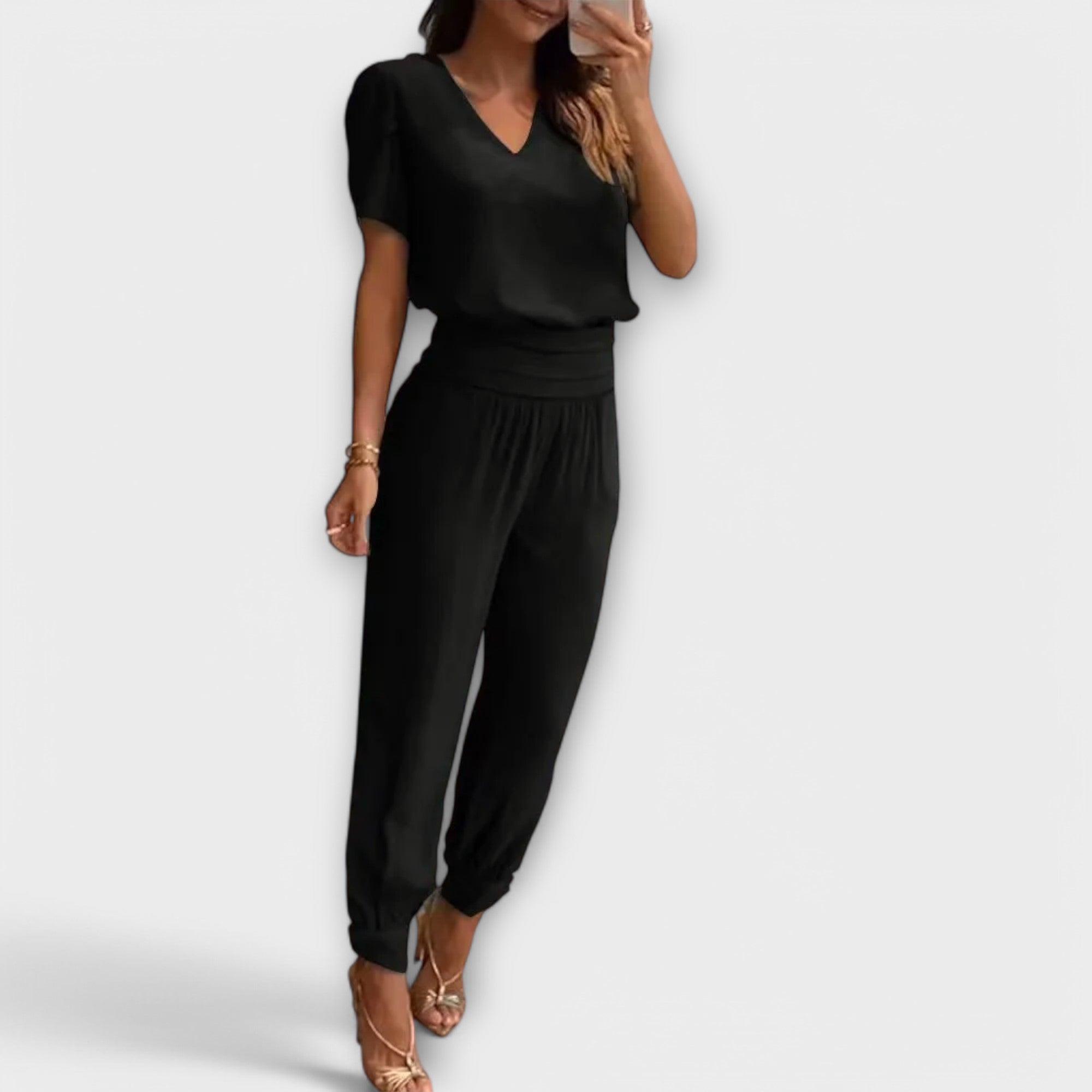 Annabelle - Elegant set of top and pants