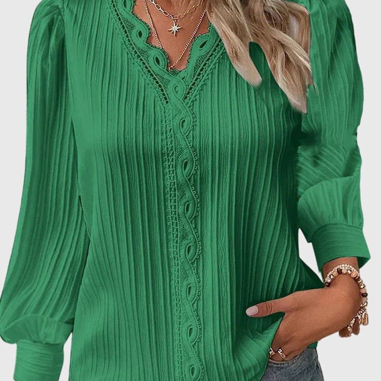 Avery - Elegant Pullover Blouse