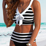 Florence - High Waist Striped Bikini