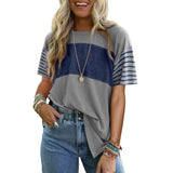 CARA - Everyday Breathable Stripe Crewneck