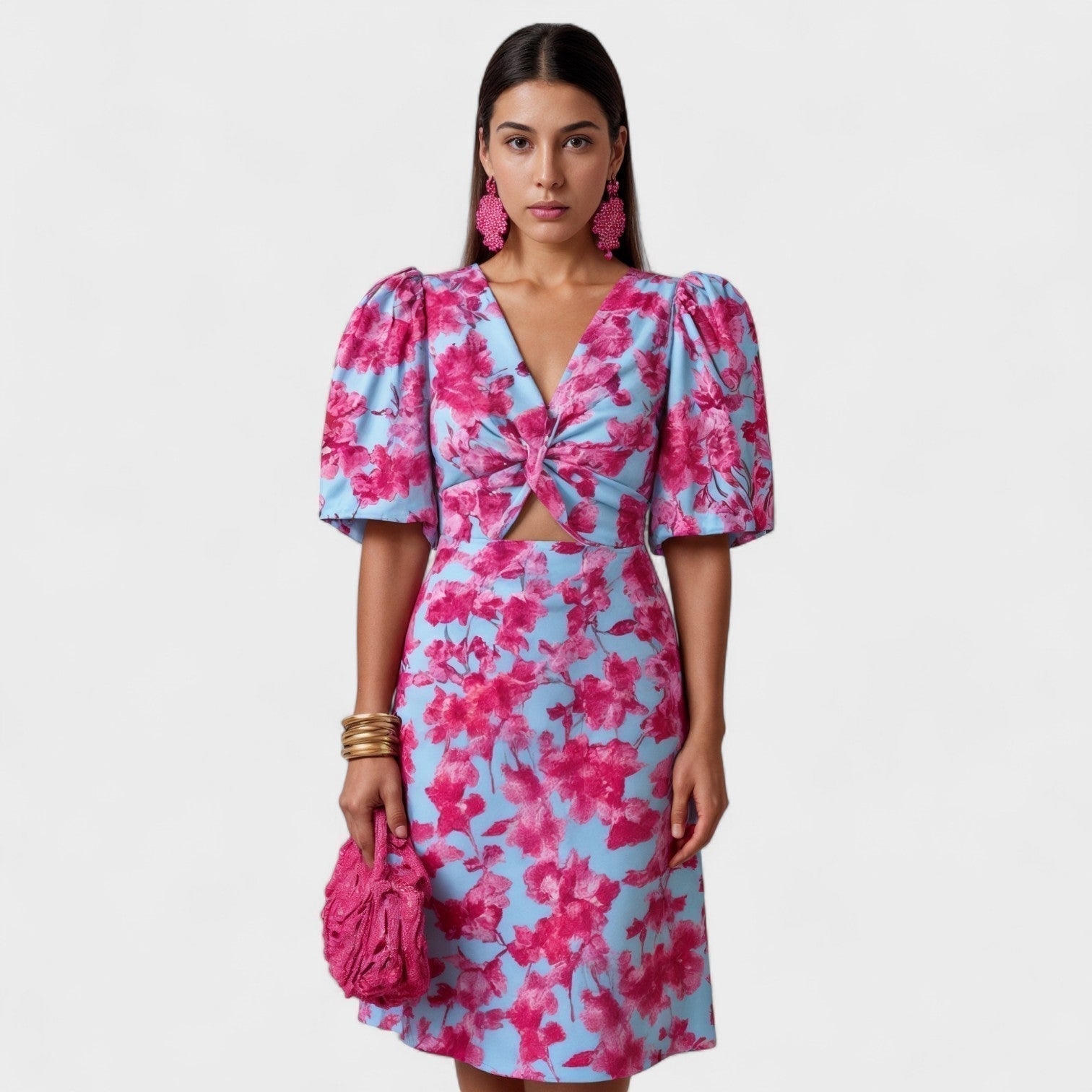 Danica - Tropical Fire Dress