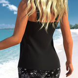 Ariana - Tankini with Sun Print