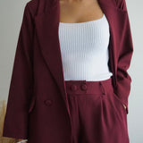 Sabrina - Burgundy Set