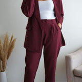 Sabrina - Burgundy Set