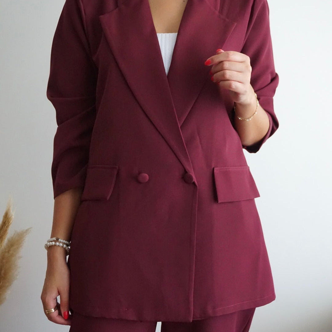 Sabrina - Burgundy Set