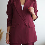Sabrina - Burgundy Set