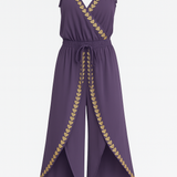 Ainsley - Dress Mono with Golden Details