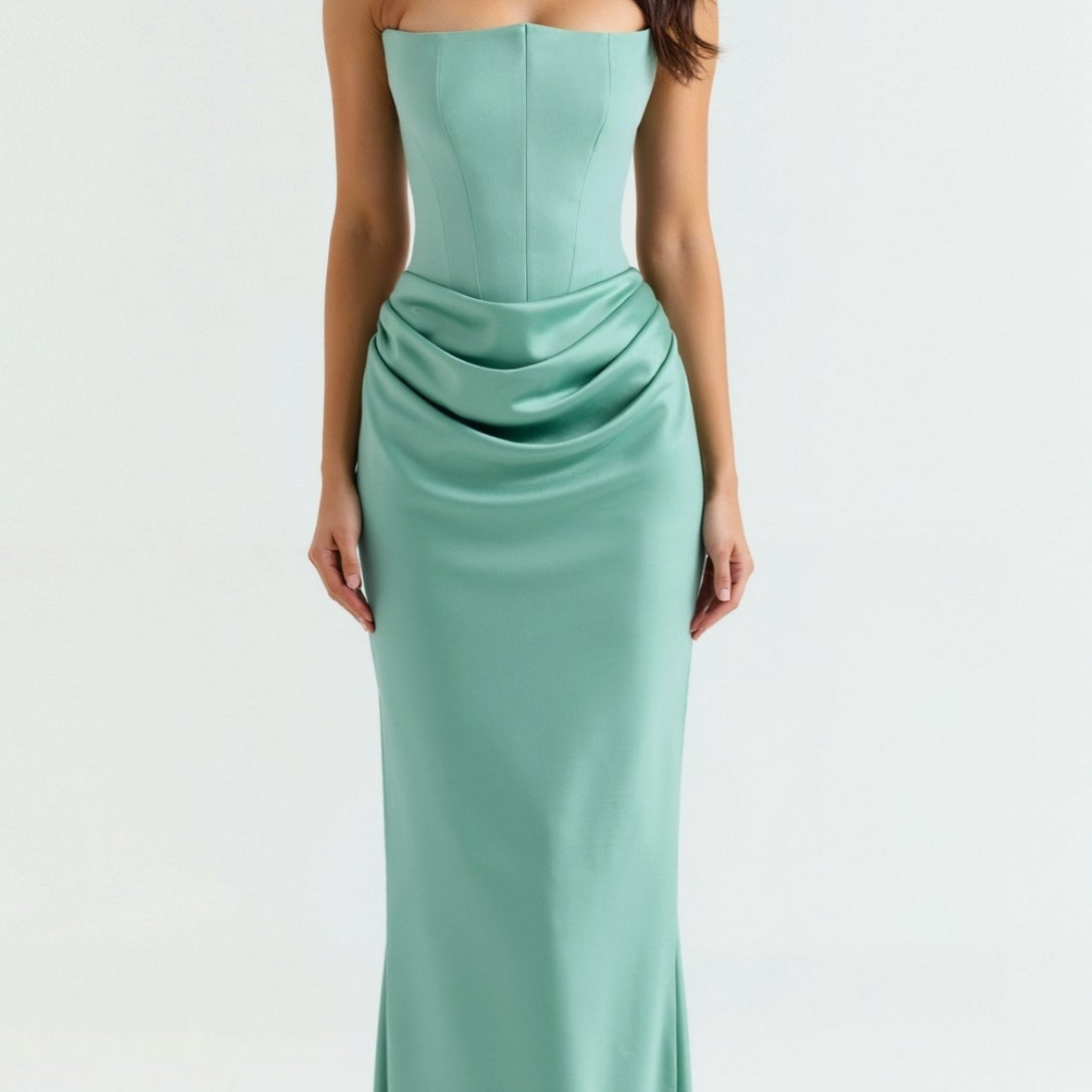 Ellie - Long dress with bodice