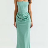 Ellie - Long dress with bodice