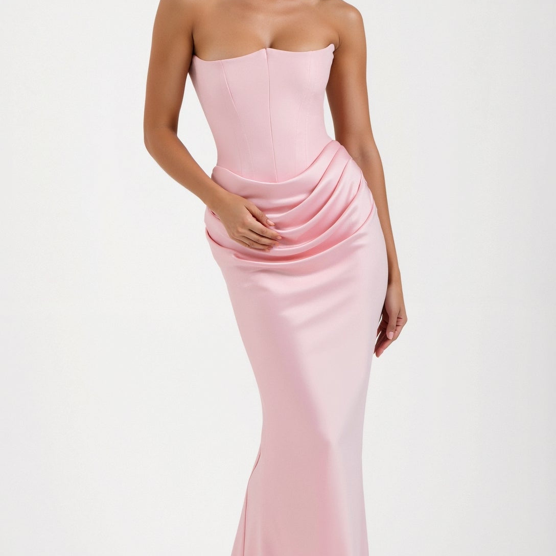 Ellie - Long dress with bodice