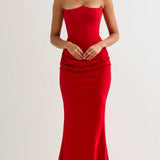 Ellie - Long dress with bodice