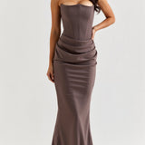 Ellie - Long dress with bodice