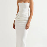 Ellie - Long dress with bodice