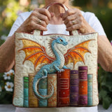 Handmade Bag - Dragon Guardian of Books