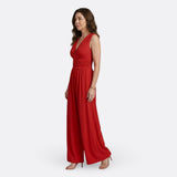 Alice - Chic Sleeveless Jumpsuit with Wide Legs