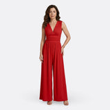 Adèle - Chic Sleeveless Jumpsuit with Wide Legs