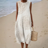 Sienna - Textured Sleeveless Maxi Dress