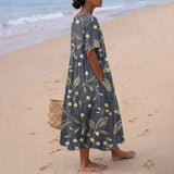 Ariane - Floral Embroidery Dress