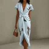 Élodie - Midi Dress with Bow