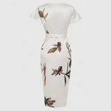 Élodie - Midi Dress with Bow