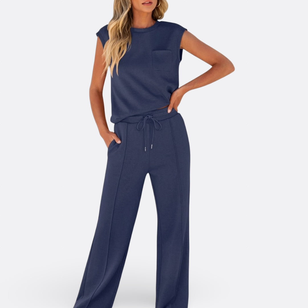 Cécile - Casual Set in Soft Lounge Fabric