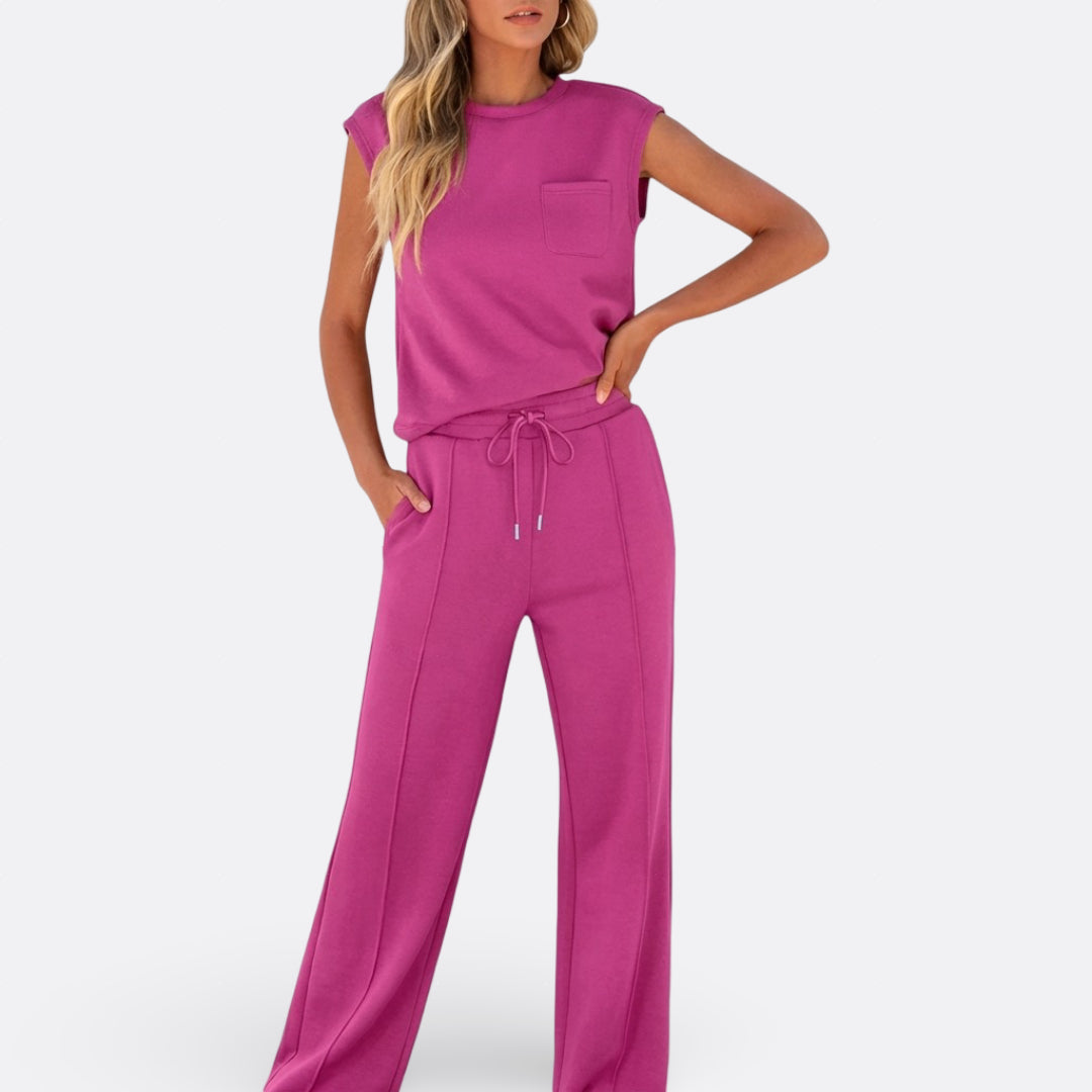 Cécile - Casual Set in Soft Lounge Fabric