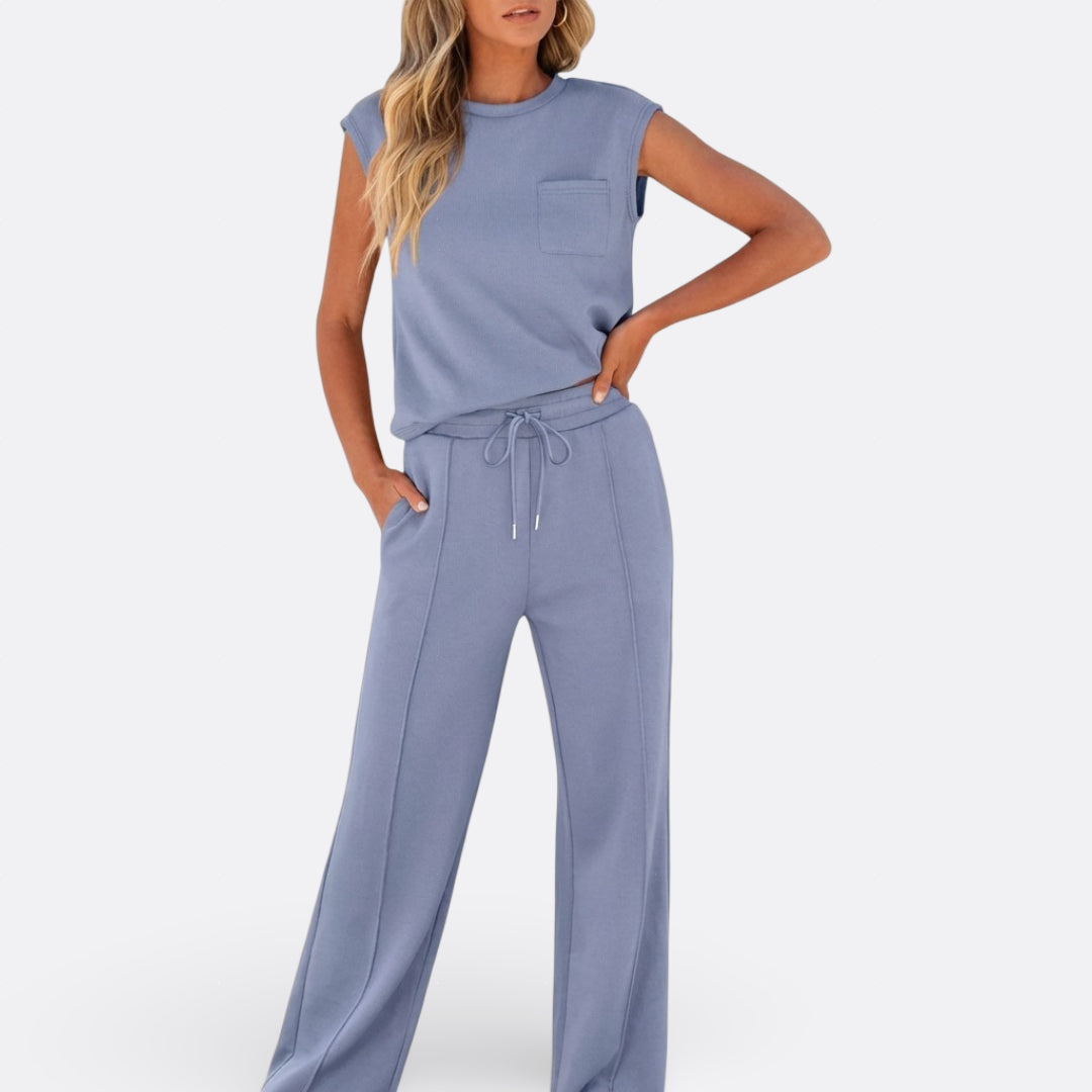 Cécile - Casual Set in Soft Lounge Fabric