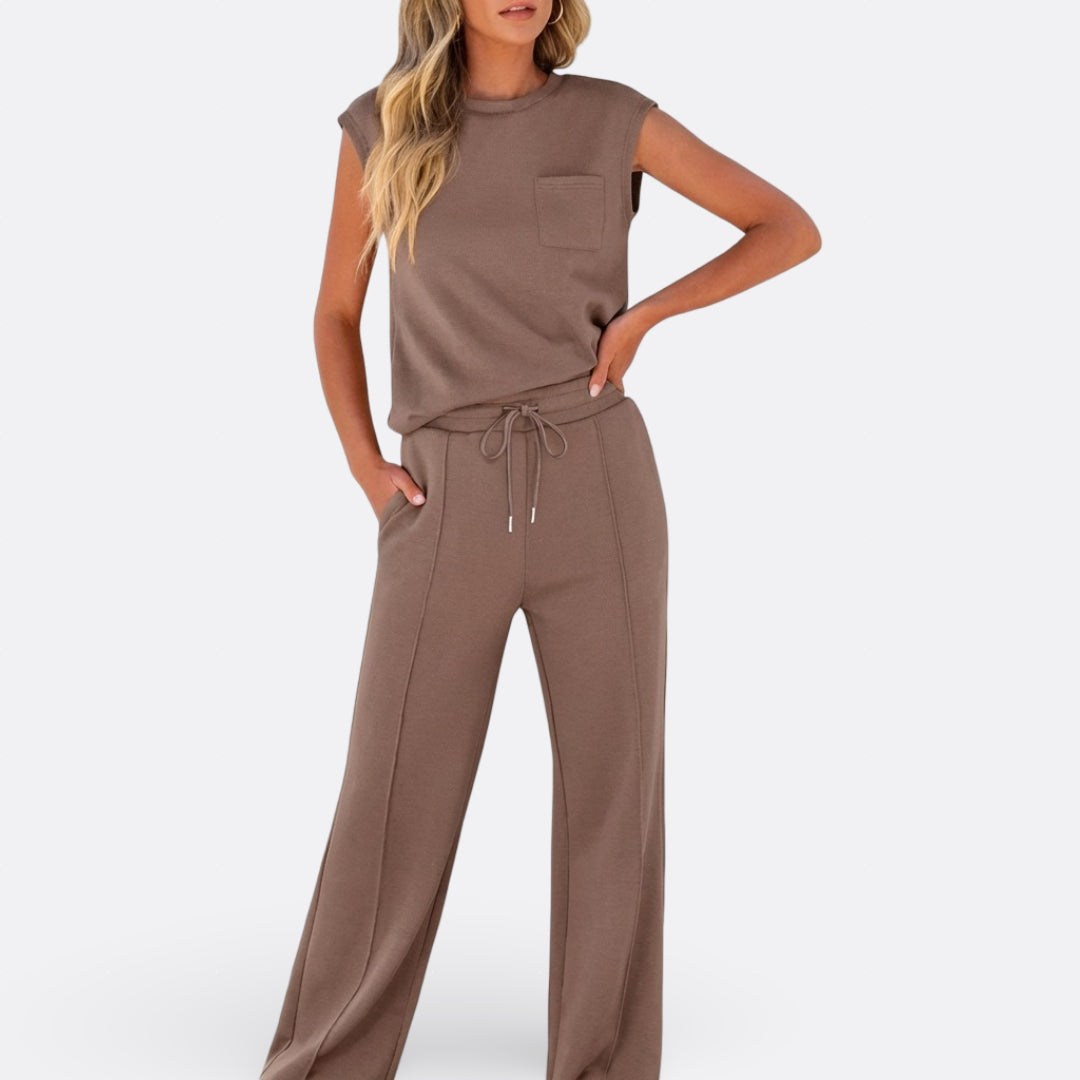 Cécile - Casual Set in Soft Lounge Fabric