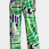 Senda pants with Abstract Pattern