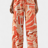 Senda Plati pants with Abstract Pattern