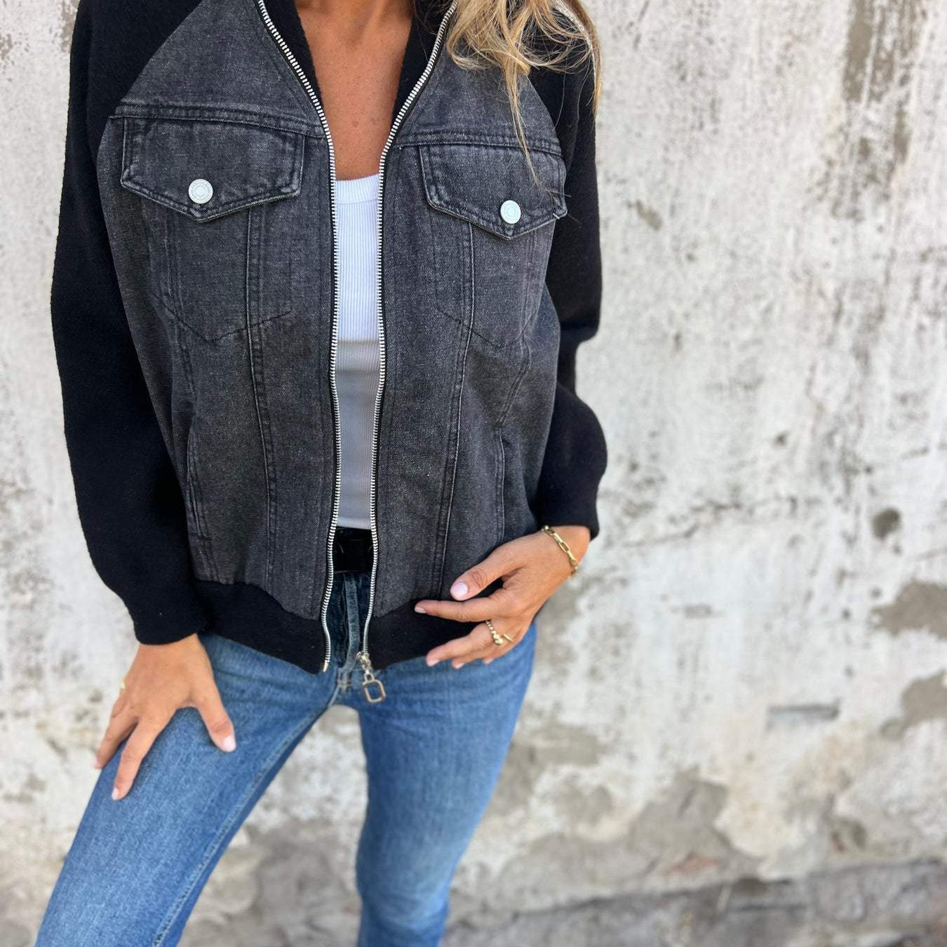 Chloé - Denim Hooded Jacket