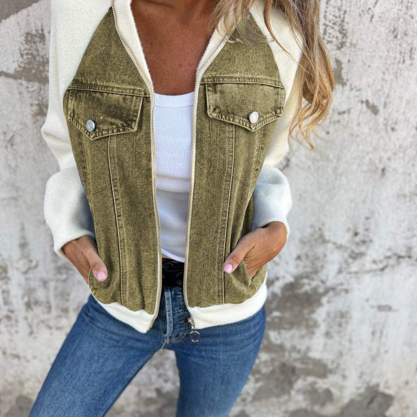 Chloé - Denim Hooded Jacket