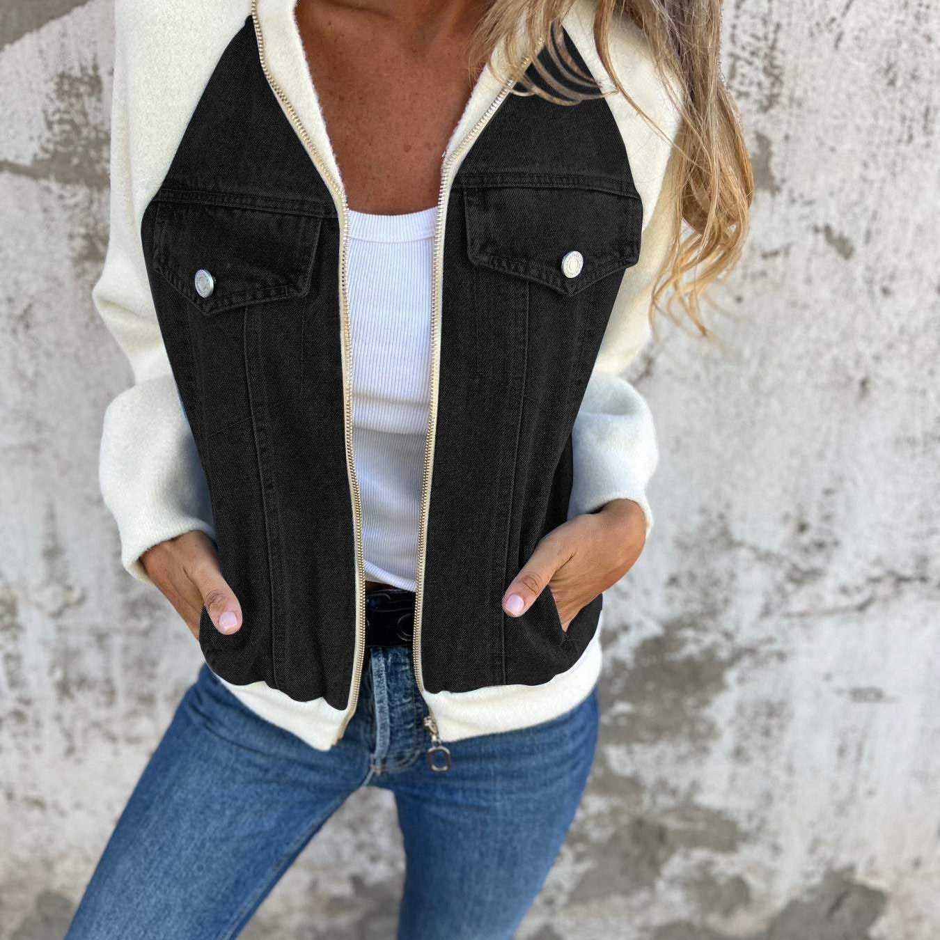 Chloé - Denim Hooded Jacket