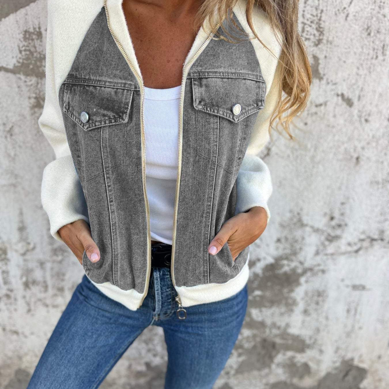 Chloé - Denim Hooded Jacket