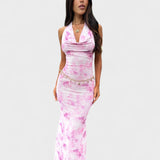 Danielle - Pink Floral Dress
