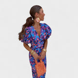 Danica - Tropical Fire Dress