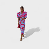Danica - Tropical Fire Dress