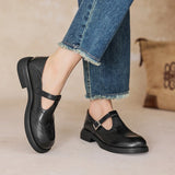 Charlotte - Elegant Mary Janes Made Of Leather