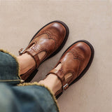 Charlotte - Elegant Mary Janes Made Of Leather