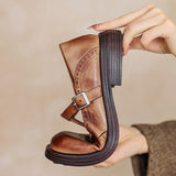 Charlotte - Elegant Mary Janes Made Of Leather